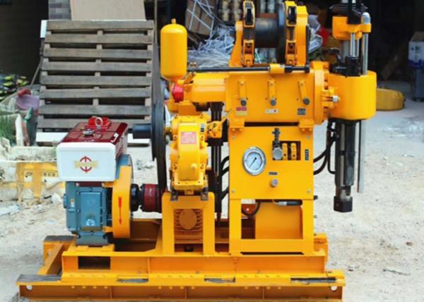 GK 200 Core Drilling Rig 200 Meters Detph With 22 HP Diesel Engine For