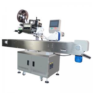 China Wood Packaging Material Vacuum Blood Collection Tube Labeling Machine Horizontal Label Applicator supplier