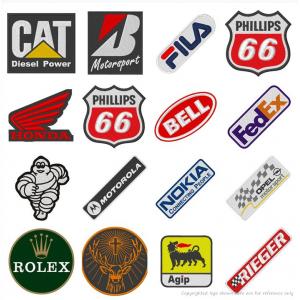 Personalized Company Logo Embroidery Patch Woven For Clothing Iron On