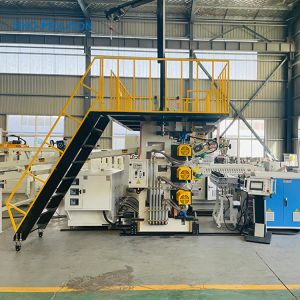 China 1220*2240mm PVC Artificial Marble Sheet Making Machine With 36.9 Rpm Screw Speed wholesale