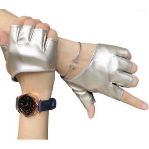 Fingerless Driving Ladies Fashion Gloves PU Half Finger Ladies Leather Gloves