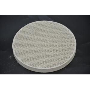 China Refractory Gas Heater Ceramic Plates , Round Porous Ceramic BBQ Hot Plates supplier