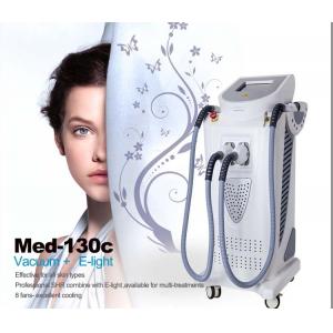 China Vertival SHR Hair Removal E - Light  2 Handpieces Beauty Skin Rejuvenation Device supplier