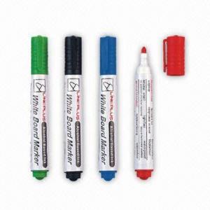 China White Board Marker, Inks Can be Supplied in Four Different Colors on sale 