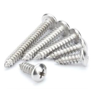China Stainless Steel Cross Pan Head Tapping Screw Metal Screw Self Tapping Screw Metal Fastener supplier