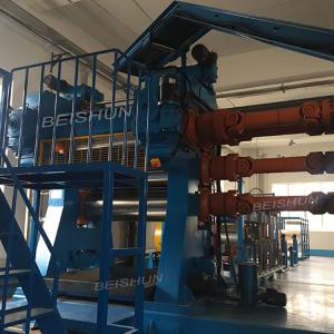 China High Accuracy Four Roll Rubber Sheet Calendering Machine For Conveyor Belt Production Line supplier