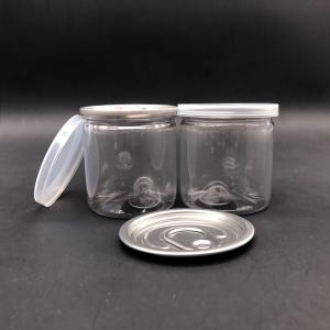 Customized Plastic Jar Storage Transparent Packaging 8oz Logo Storage Jars