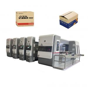 China Lead Edge Feeder 3 Colors Printer Slotter Die Cutter Machine 220V supplier