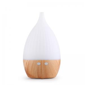 China Ultrasonic Humidifier 2022 Desktop 5V Portable USB Wood Grain Essential Oil Diffuser 160ml with LED Light supplier