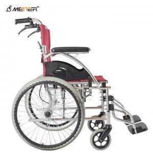 China OEM 100KG Load Folding Light Weight Manual Wheelchair supplier