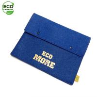 China Blue Color Eco Friendly Accessories RPET Felt Laptop Sleeve Portable Custom 13'' on sale