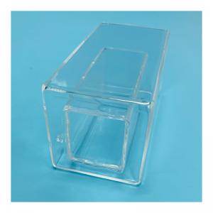 China Double Wall Square Quartz Tube Good Soldering Skills Low Thermal Expansion Coefficient supplier