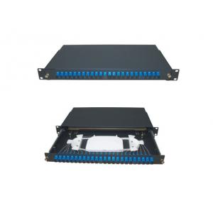 China ODF 24 Core Fiber Sliding Type Optical Fiber Termination Box  For Rack Mount supplier