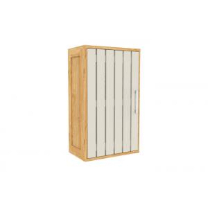 MDF 10KG Height 50cm Stripes Door Metal Handle Small Bathroom Wall Cabinet
