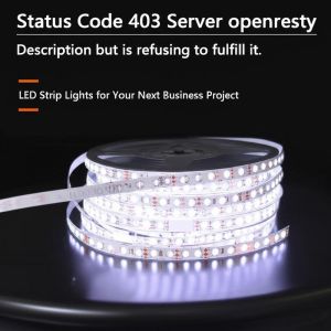 Status Code 403 Server openresty Description but is refusing to fulfill it. LED Strip Lights for Your Next Business Project