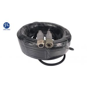 China Waterproof 6 Pin S Video Cable Male And Female Plug For Camera Rear View System supplier