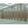 China 2000 Meter Height Soundproof Partition Wall / Hotel Movable Wooden Wall Dividers wholesale