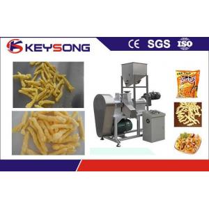Kurkure Chips Cheetos Making Machine , Fried Corn Curls Food Extrusion Equipment