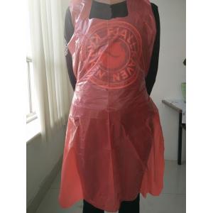 China Kitchen Disposable Paint Aprons High Density Polyethylene 8.5 - 11g / Piece supplier