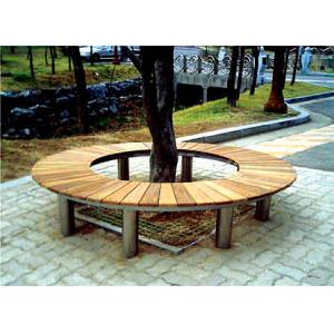 China Circular Outdoor Wooden Benches Rounded Tree for Gardens and Park HA-14705 supplier