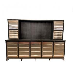 Lockable Drawers and Stainless Steel Top Workbench 1.0-1.5mm Thickness Cold Rolled Steel Plate