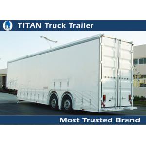 China White , green , red Semi auto Transportation car trailer hauler Mechanical suspension supplier