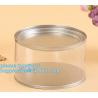 100ml pet clear plastic can,fruit candy tin container jars with aluminum lid,1