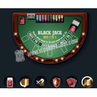 China Single Camera PC Poker Analysis Software For Cheating Blackjack Poker Game on sale