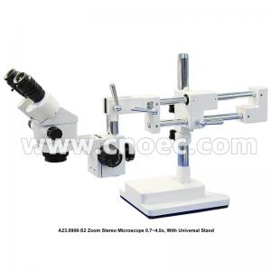 China Industrial Stereo Optical Microscope With Double Arm Pole Stand supplier