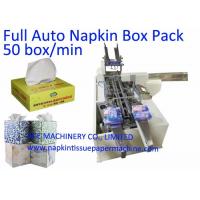 China 50 Box/Min  Facial Tissue Napkin Packing Machine on sale
