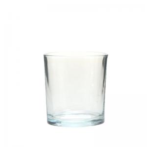 China Party Large Glass Votive Candle Holders 330ML Cystal Clear Color supplier