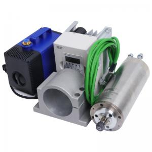 24000RPM High Frequency Motor Drive YFK 1.5kw Water Cooled Spindle Set for CNC Router