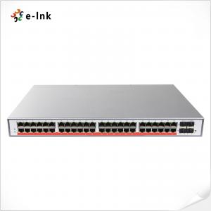 Managed SFP Fiber PoE Ethernet Switch 48 Port Gigabit RJ45 To 4 Port 10G