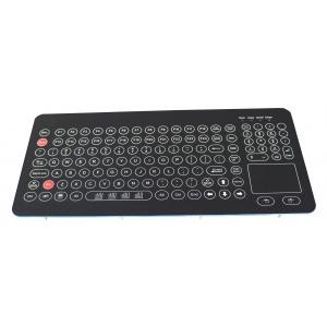 China 120 Keys Membrane Keyboard With Touchpad and Functions and FN Keys supplier