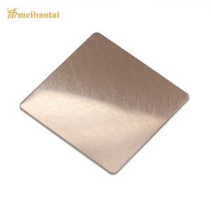 China 5000mm Length Decorative Stainless Steel Sheet Metal 2mm 304 Grade Viberation supplier