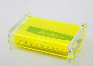 Organizador transparente de alta calidad del acrílico del tenedor de la tarjeta
