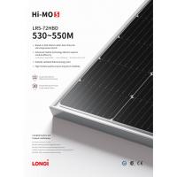 China Zero Anti dumping tax -Longi Tier A 440w-540w Bifacial/Single for sale