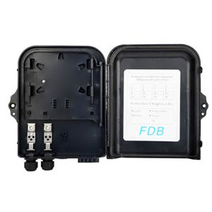 China 8 preto do divisor do PLC da caixa 1X8 da terminação da fibra da entrada da caixa 3 da terminação do núcleo FTTB FTTH supplier