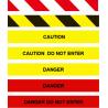 Customized PE Plastic Barrier Tape Safety Danger Caution Police Any Color