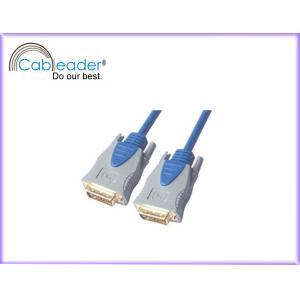 China Oxygen-free copper or tinned copper conductor DVI-D / DVI Monitor Cables DVI 18+1 male supplier