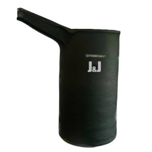 China Crisol de grafito de carburo de silicio con boquilla de vertido, forma cilíndrica wholesale
