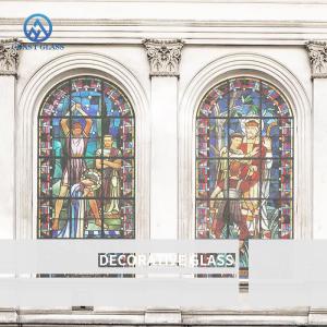 Medieval Style Decorative Glass Window Panels Leisure Facilities