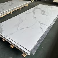 China High Glossy Marble Texture WPC Wall Panel Bamboo Charcoal Wood Veneer PVC Marble Sheet on sale