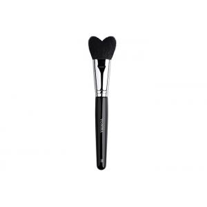 China Cute Heart Shape Nature Powder Makeup Brush With Luxury XGF Goat Hair supplier