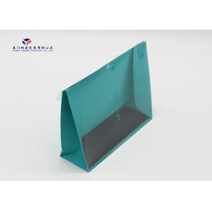 China 0.25 - 0.4mm Thickness Custom Plastic Box Packaging Paper Box With Clear Plastic Front supplier