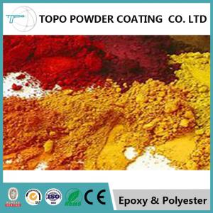 China RAL1004 golden yellow electrostatic thermoset powder coating for Excellent appearance wholesale