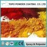 China RAL1004 golden yellow electrostatic thermoset powder coating for Excellent appearance wholesale