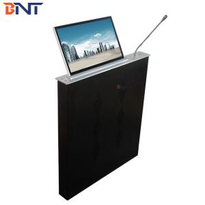 BNT popular LCD monitor motorized lift mechanism with conference microphone for AV solution