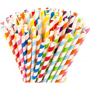 8mm Gift Seasonal BPA Free Customized Paper Straws