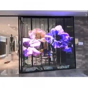 3500nits HD Transparent LED Display Panel Glass Curtain Window PH3.91-7.81